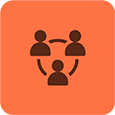Team working icon