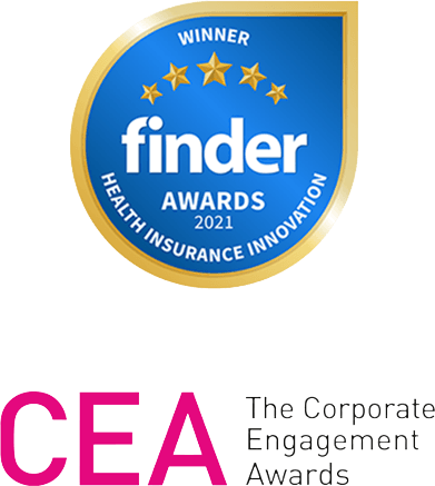 Finders Awards 2021 and Corporate Engagement Awards logos